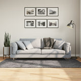 Tapis vidaxl Huarte Low -Pile Soft Soft Lavable 100x200 cm anthracite - afbeelding 1