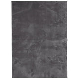 Tapis vidaxl Huarte Low -Pile Soft Soft Lavable 120x170 cm anthracite - afbeelding 2