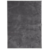 Tapis vidaxl Huarte Low -Pile Soft Soft Lavable 140x200 cm anthracite - afbeelding 2