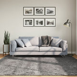 Tapis vidaxl Huarte Low-Pole Soft Soft Lavable 200x200 cm anthracite - afbeelding 1