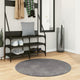 Tapis vidaxl Huarte Low -pole Soft Soft Lavable Ø 100 cm anthracite