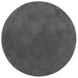 Tapis vidaxl Huarte Low -pole Soft Soft Lavable Ø 120 cm anthracite - afbeelding 2