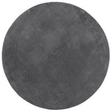 Tapis vidaxl Huarte Low-Pole Soft Lavable Ø 160 cm anthracite - afbeelding 2