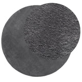 Tapis vidaxl Huarte Low-Pole Soft Lavable Ø 160 cm anthracite - afbeelding 3