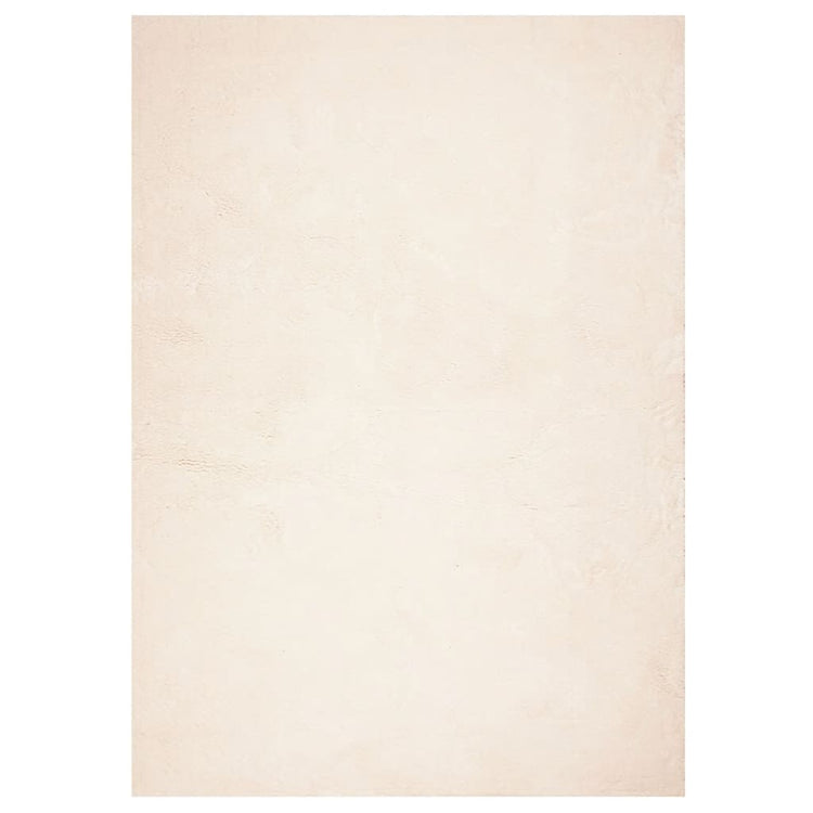 Tapis vidaxl Huarte Low-Pole Soft Soft Wasable 140x200 cm beige