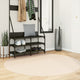 Tapis vidaxl Huarte Low-Pole Soft Lavable Ø 160 cm beige