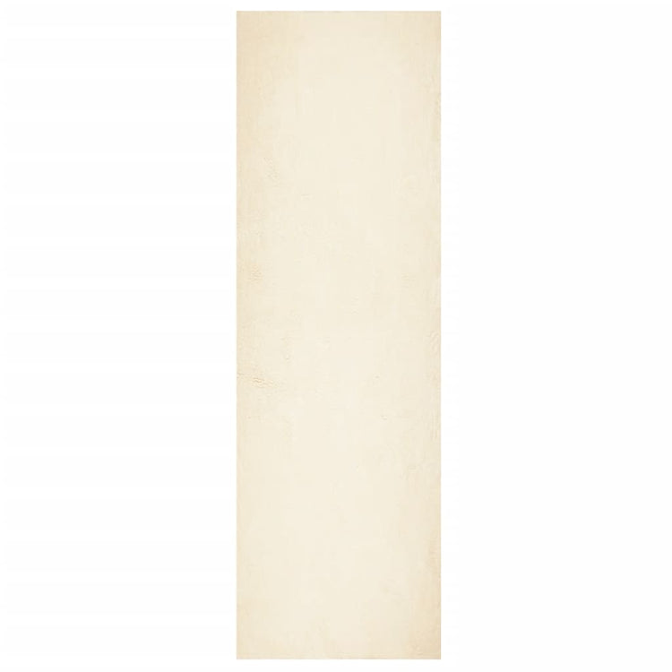 Tapis Vidaxl Huarte Low -Pile Soft Soft Washable 80x250 CM CRAME