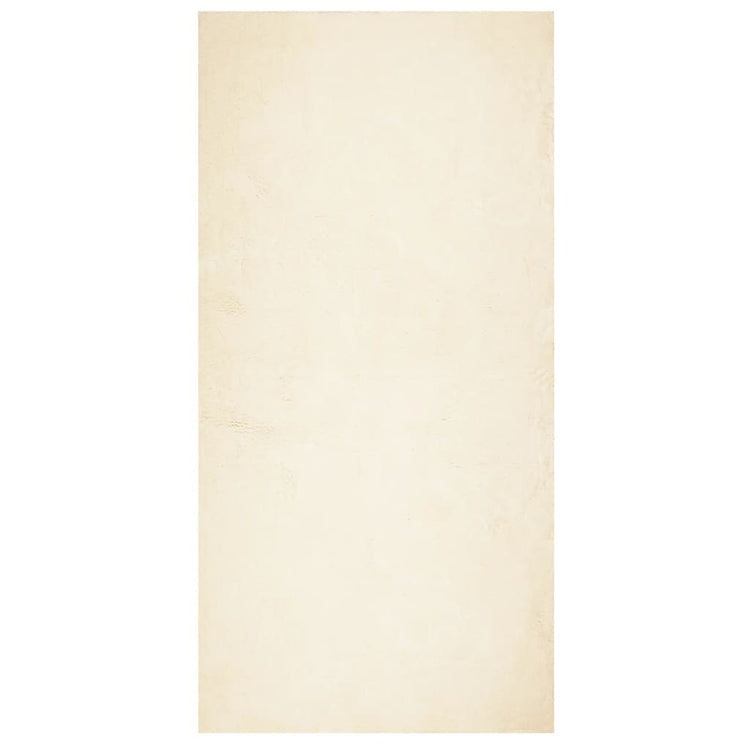 Tapis Vidaxl Huarte Low -Pile Soft Soft Washable 100x200 cm crème