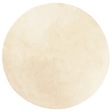 Tapis Vidaxl Huarte Low-Pole Soft Soft Washable Ø 160 cm crème - afbeelding 2