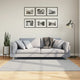 Tapis Vidaxl Huarte Low-Pole Soft Soft Lavable 160x160 cm Gray