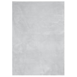 Tapis Vidaxl Huarte Low -Pile Soft Soft Lavable 240x340 cm Gray - afbeelding 2