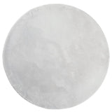 Tapis vidaxl Huarte Low-Pole Soft Lavable Ø 200 cm Gray - afbeelding 2