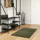 Tapis Vidaxl Huarte Low-Pole Soft Soft Washable 60x110 cm Green Forest