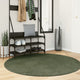 Tapis Vidaxl Huarte Low -pole Soft Soft Lavable Ø 160 cm Green Forest