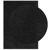 Tapis vidaxl Huarte Low -Pile Soft Soft Lavable 200x280 cm noir