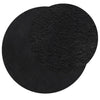 Tapis vidaxl Huarte Low -pole Soft Soft Washable Ø 100 cm noir