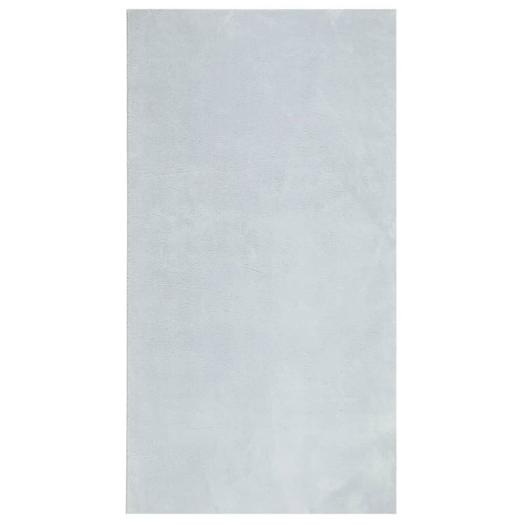 Tapis vidaxl Huarte Low-Pole Soft Soft Washable 80x150 cm bleu