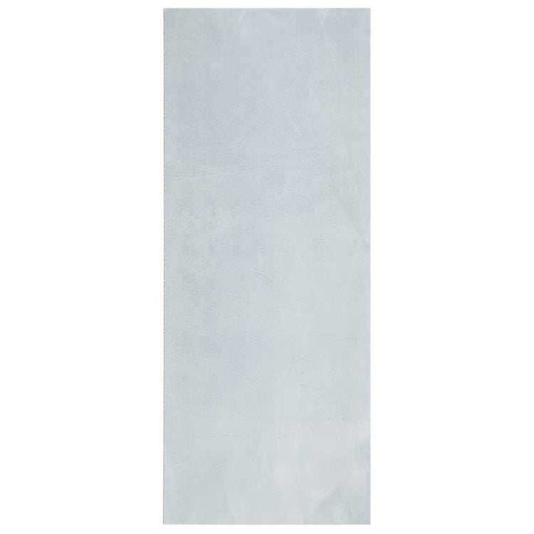 Tapis vidaxl Huarte Low-Pole Soft Soft Washable 80x200 cm bleu
