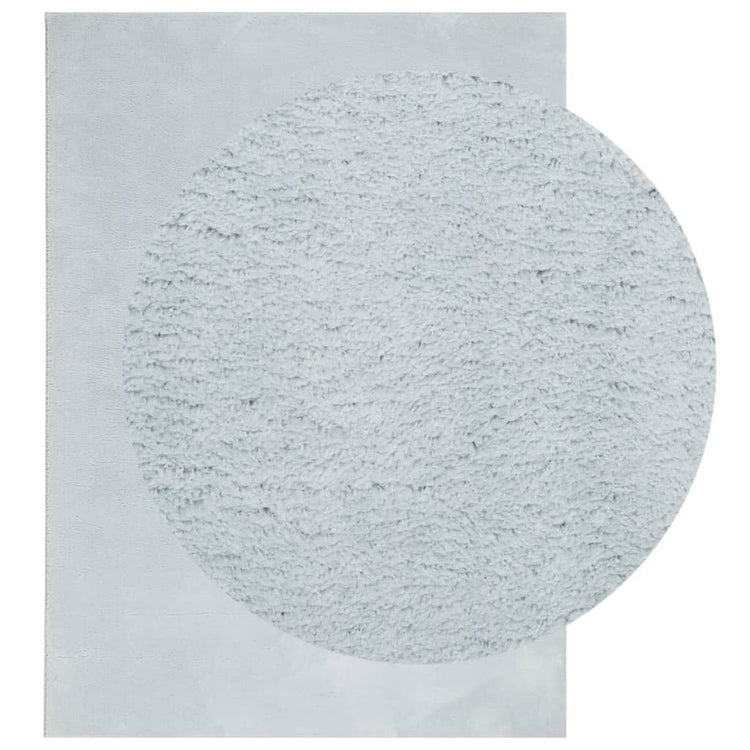 Tapis Vidaxl Huarte Low-Pole Soft Soft Washable 200x280 cm bleu