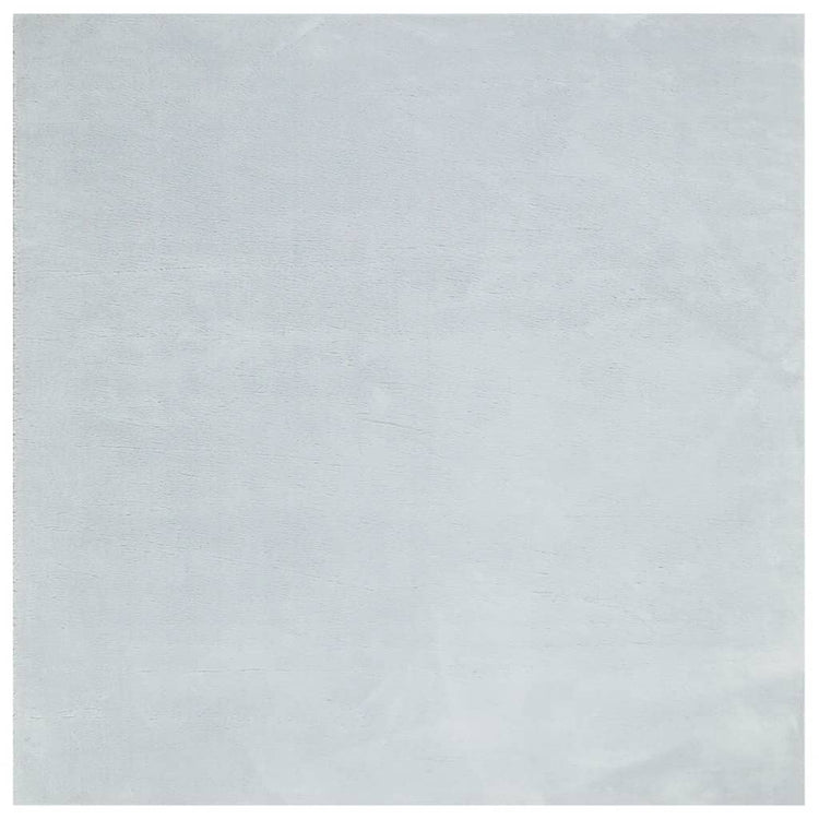 Tapis vidaxl Huarte Low-Pole Soft Soft Washable 240x240 cm bleu