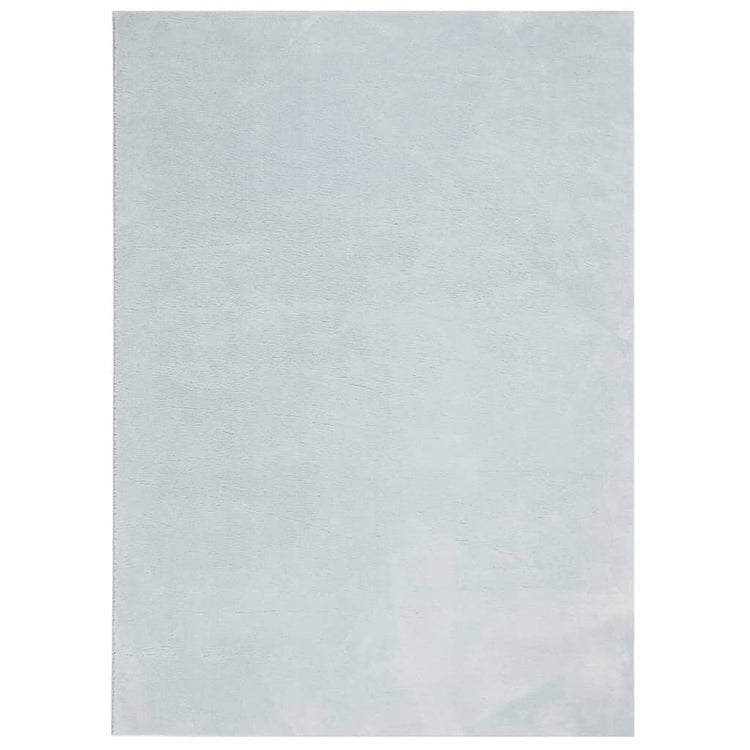 Tapis Vidaxl Huarte Low-Pole Soft Soft Lavable 240x340 cm bleu