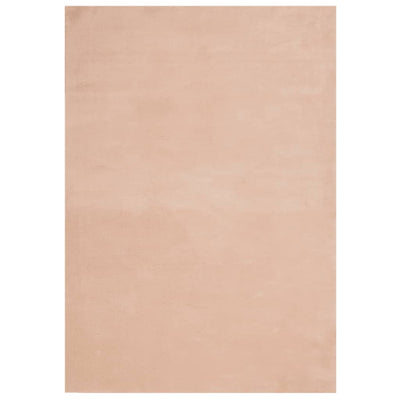 Tapis Vidaxl Huarte Low -Pile Soft Soft Lavable 160x230 cm rose