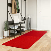 Tapis Vidaxl Huarte Low-Pole Soft Soft Washable 80x250 cm rouge - afbeelding 1