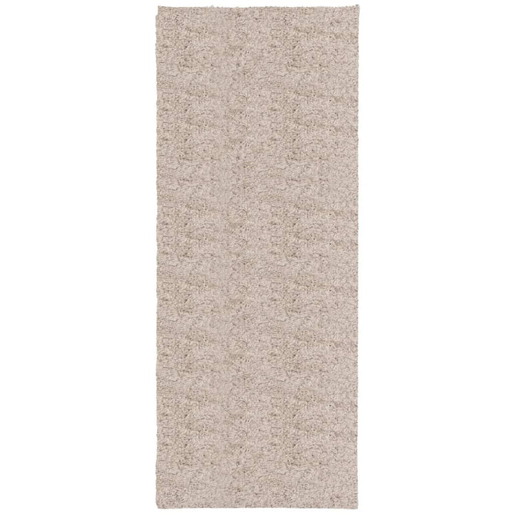 Vidaxl tapis Pampelona Shaggy hautement moderne 80x200 cm beige