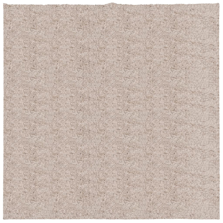 Vidaxl tapis Pampelune Shaggy hautement moderne 160x160 cm beige