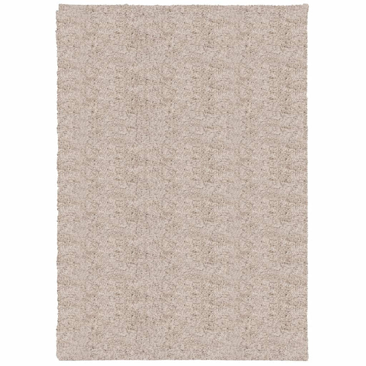 Vidaxl tapis Pampelune Shaggy hautement moderne 160x230 cm beige