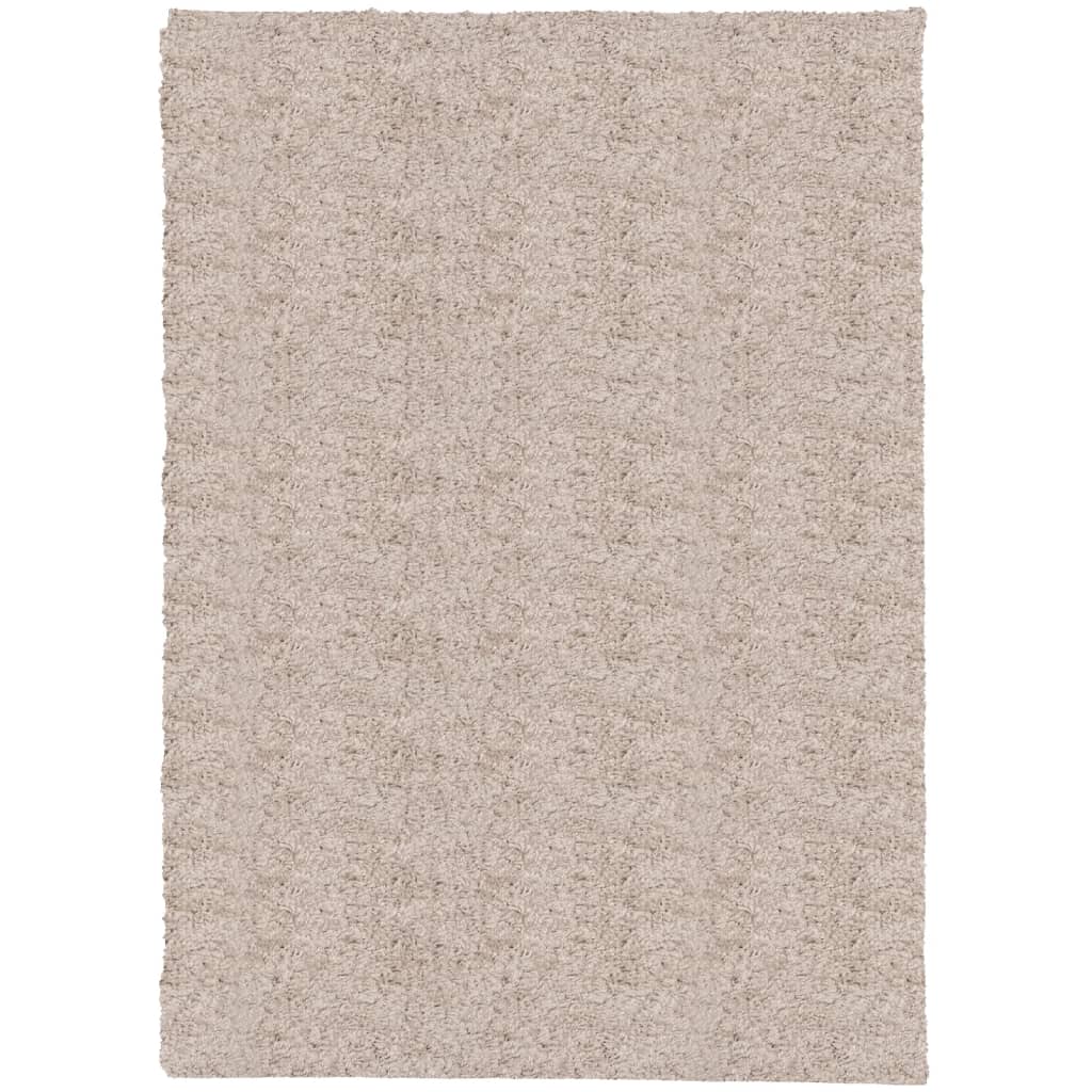 Vidaxl tapis Pampelune Shaggy hautement moderne 200x280 cm beige