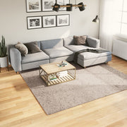 Vidaxl tapis Pampelune Shaggy hautement moderne 240x240 cm beige - afbeelding 1