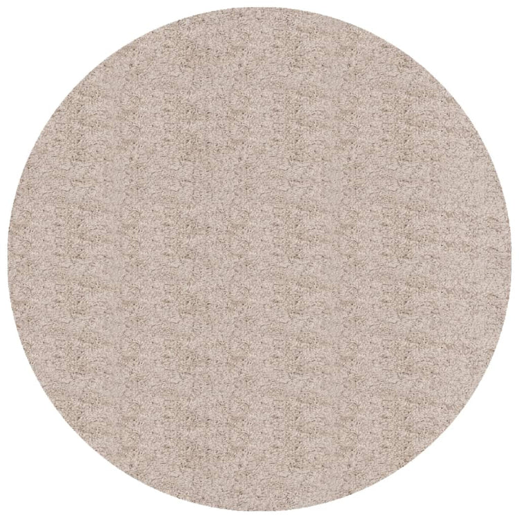 Vidaxl tapis Pampelune Shaggy hautement moderne Ø 280 cm beige