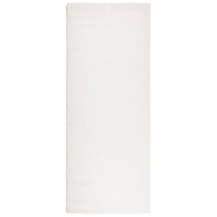 Vidaxl tapis Pampelona Shaggy High Thary Modern 80x200 cm crème