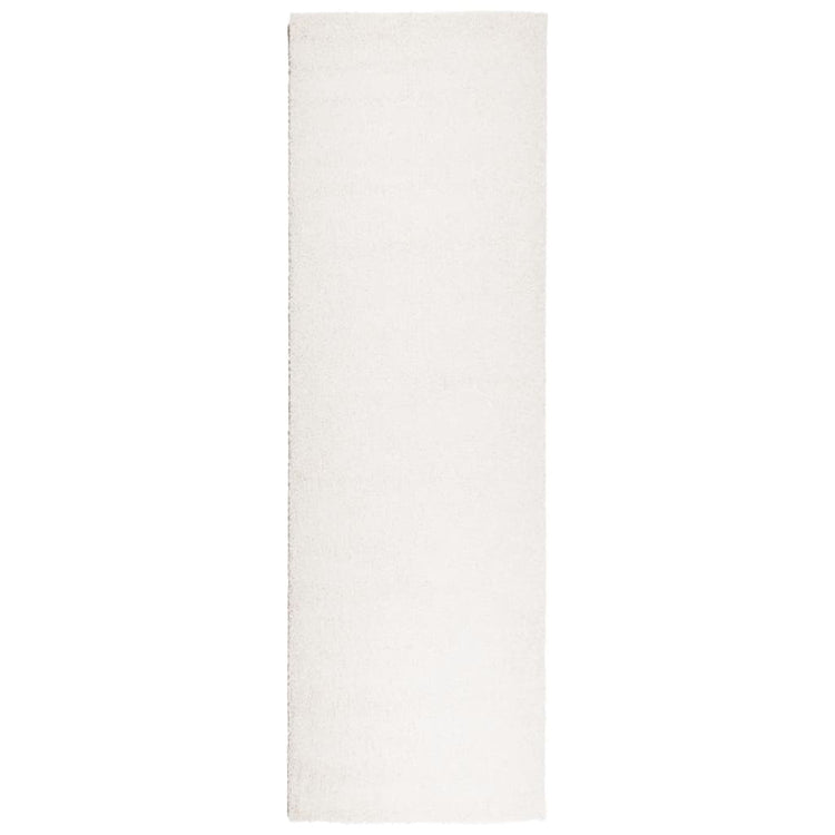 Vidaxl tapis Pampelona Shaggy High Thary Modern 80x250 cm crème