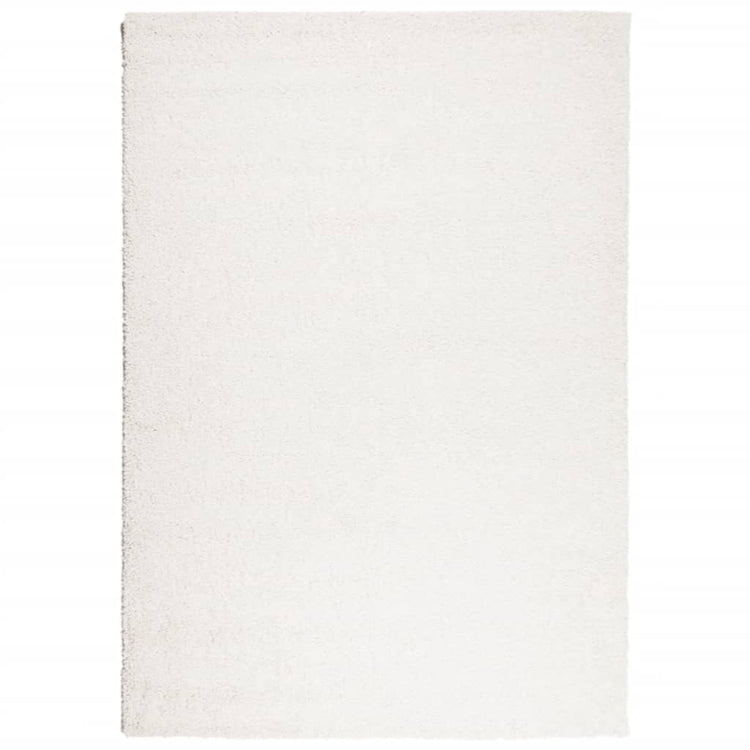 Vidaxl tapis Pampelona Shaggy High Thing Modern 120x170 cm Crem Crème