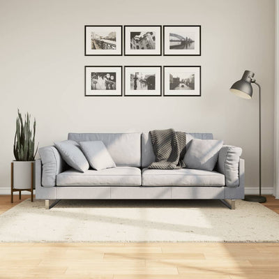 Vidaxl tapis Pampelona Shaggy High Thary Modern 140x200 cm Cream