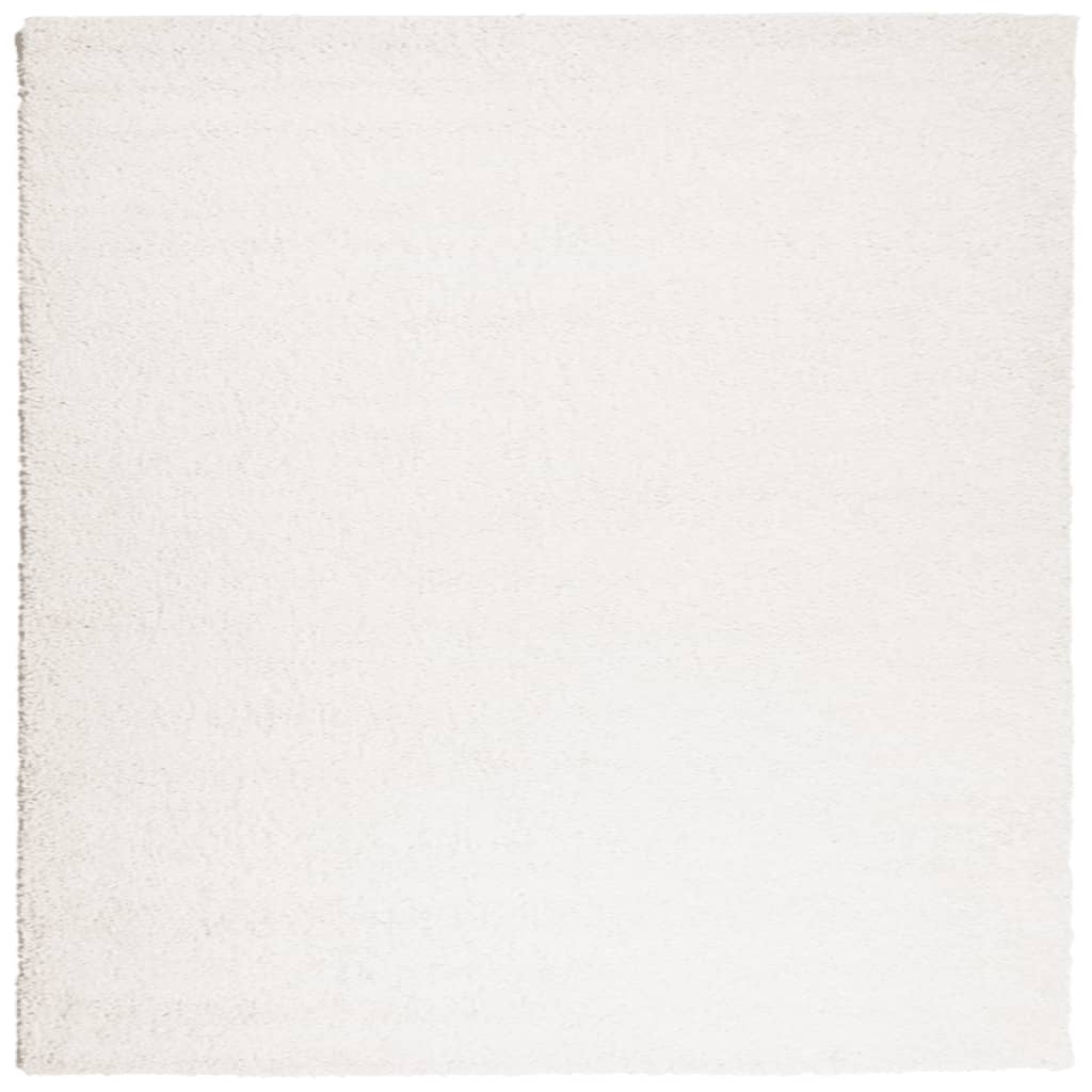 Vidaxl tapis Pampelona Shaggy High Thing Modern 160x160 cm Crem Crème
