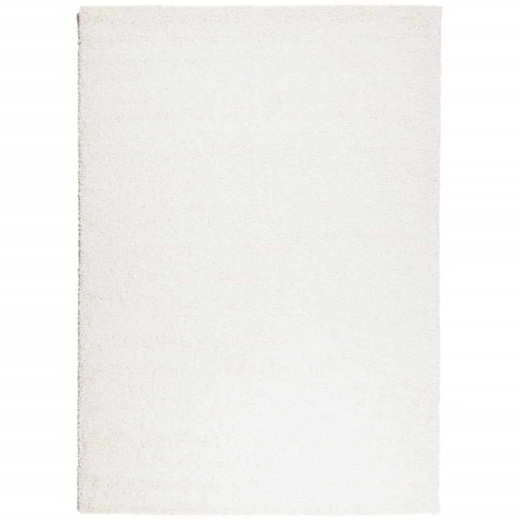 Vidaxl tapis Pampelune Shaggy très moderne 240x340 cm crème