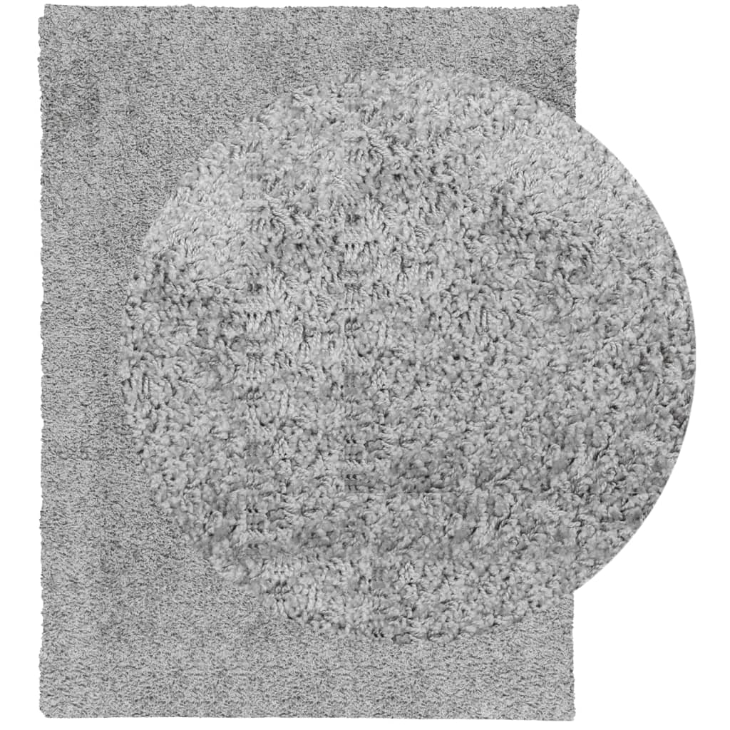 Vidaxl tapis Pampelune Shaggy hautement moderne 300x400 cm gris