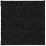 Vidaxl tapis Pampelona Shaggy hautement moderne 160x160 cm noir - afbeelding 2