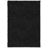 Vidaxl tapis Pampelona Shaggy hautement moderne 160x230 cm noir - afbeelding 2