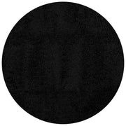 Vidaxl tapis Pampelona Shaggy hautement pôle moderne Ø 120 cm noir - afbeelding 2