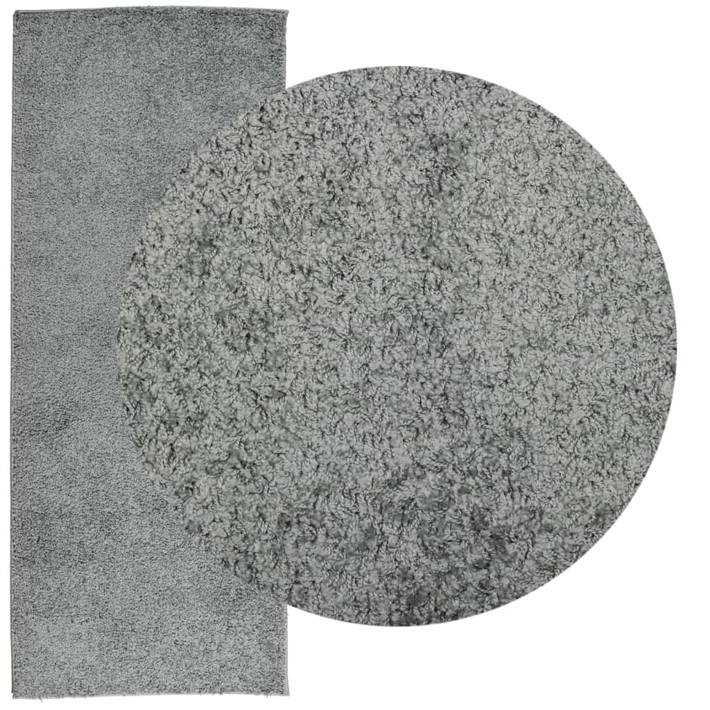 Vidaxl tapis Pampelona Shaggy très moderne 80x200 cm vert