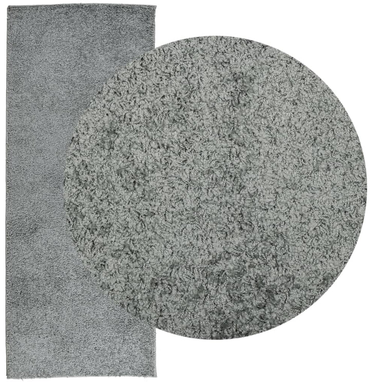 Vidaxl tapis Pampelona Shaggy très moderne 80x200 cm vert