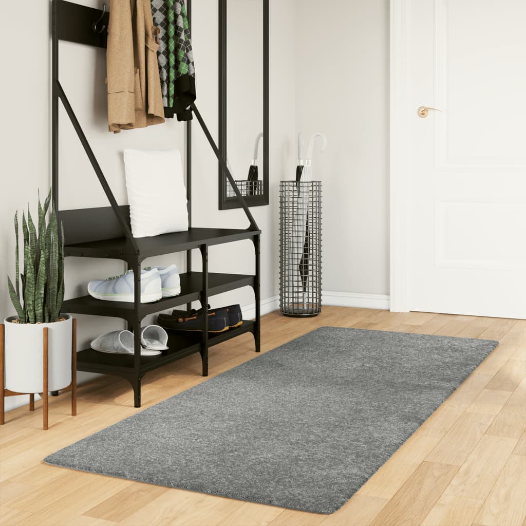 Vidaxl tapis Pampelona Shaggy très moderne 80x200 cm vert
