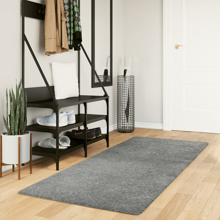 Vidaxl tapis Pampelona Shaggy très moderne 80x200 cm vert