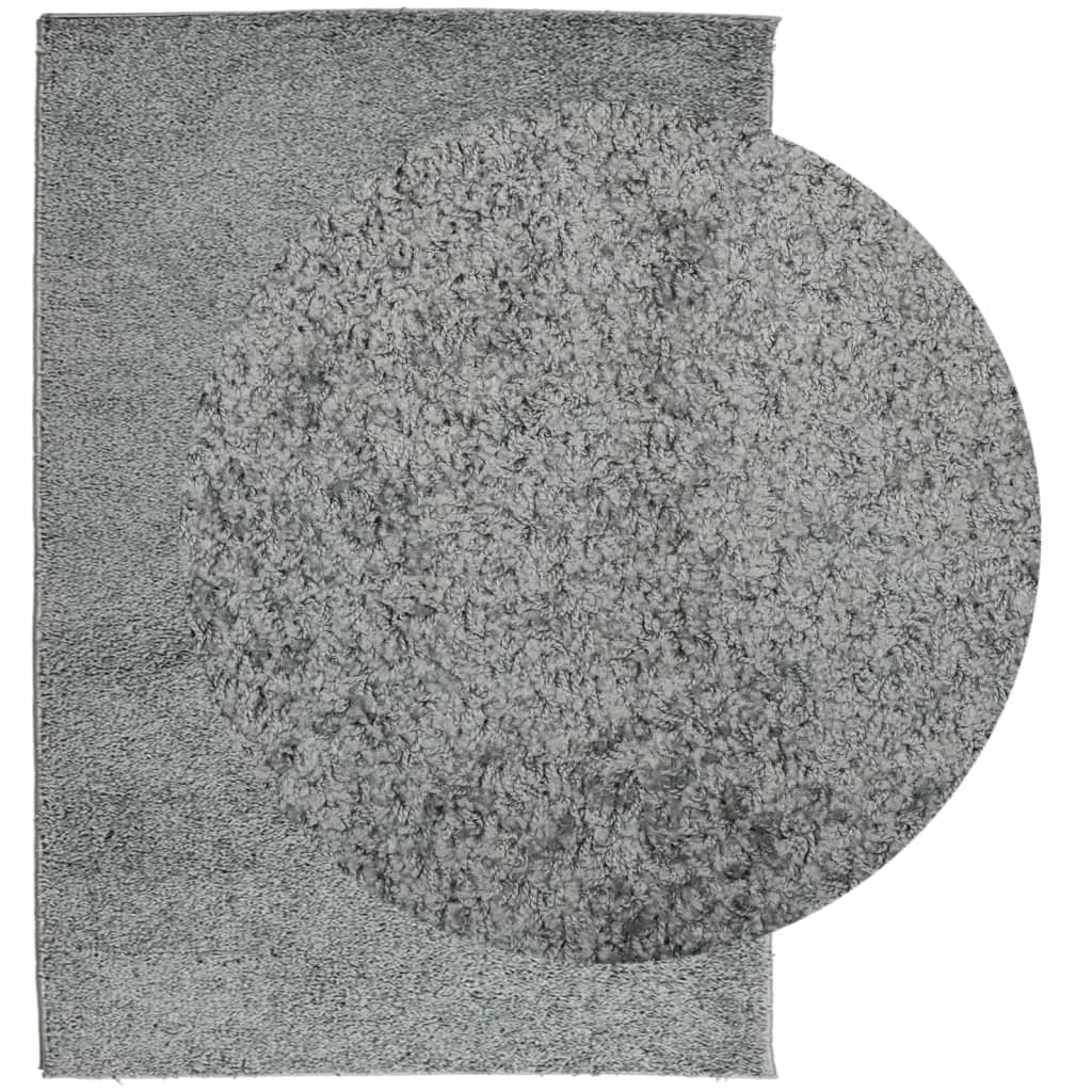 Vidaxl tapis Pampelona Shaggy hautement moderne 120x170 cm vert