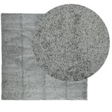Vidaxl tapis Pampelona Shaggy hautement moderne 160x160 cm vert - afbeelding 3
