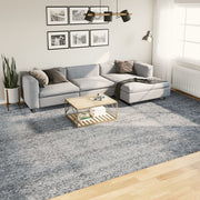 Vidaxl tapis Pampelune Shaggy hautement moderne 300x400 cm bleu - afbeelding 1